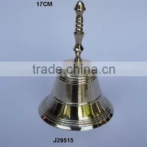 Brass Handle Bell in Mirror Polish Also Available in Silver Plating thumbnail-1