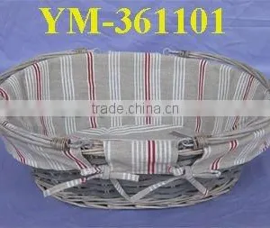 Cheap Willow Basket With Foldable Handle thumbnail-1