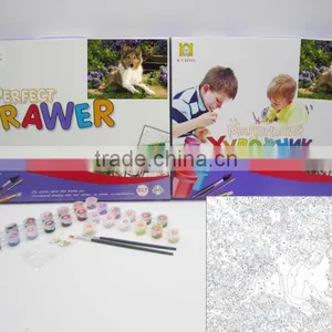 3D Colour Ration Diy Oil Painting by Numbers Fantastic Educational Digital Painting Toy for Kids thumbnail-1
