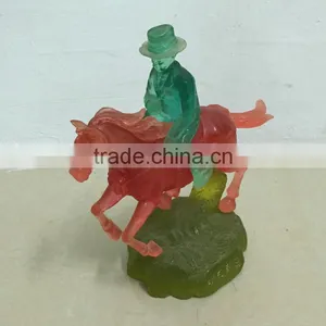 Polyresin Ride a Horse Statue thumbnail-3