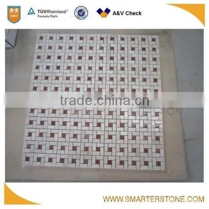 White Color Marble Mosaic Tiles thumbnail-1