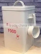 Natural Powder Paint Pets Good Dog Food Storage Canister thumbnail-1