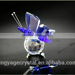 Elegant Blue Crystal Butterfly Model Church Anniversary Gift thumbnail-1