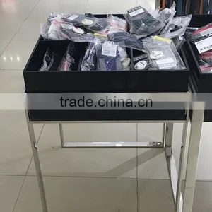 6 Grid Black Acrylic Socks Storage Box thumbnail-5