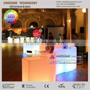 Most Popular Glowing Circle Bar Counter / Led Semi-circle Bar Lighting thumbnail-1
