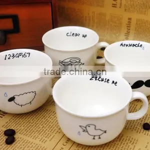 140ml Capacity Cute Mustache Coffee Cup thumbnail-2