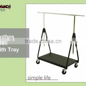 Durable Heavy Duty Shop Hanging Display Fixture Metal Circular Display Rail thumbnail-6