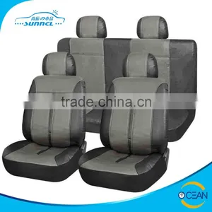 Luxury Cowhide Car Seat Cover , Leather Seat Cover , 9pcs / Set thumbnail-1