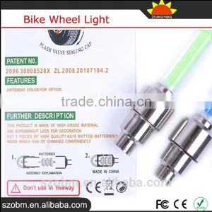 Wholesale Bicycle Light Led Wheel Light Bike Car Tyre Tire Valve Caps Bike Wheel Light thumbnail-3