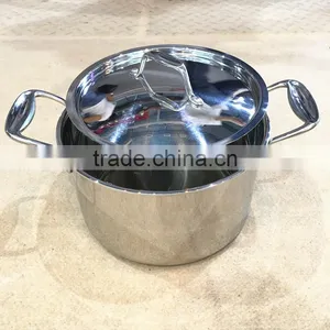 Kitchen Cook Stainless Steel Pot in Set thumbnail-1