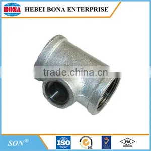 Best Selling Malleable Iron Pipe Fittings Reducing Tee Joint thumbnail-1