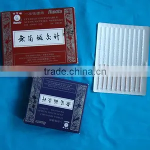 Hwato Brand Disposable Sterile Acupuncture Needle Metal Coiled Handle Wire Handle Factory Price thumbnail-1