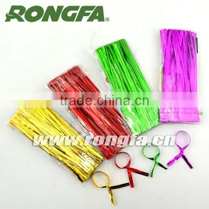 Shiny Color Red Gold Blue PET Twist Tie Bag Packing Twist Tie thumbnail-3