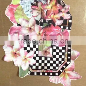 Customized Velvet Sublimation Heat Transfer Print Glue Back Coating thumbnail-1