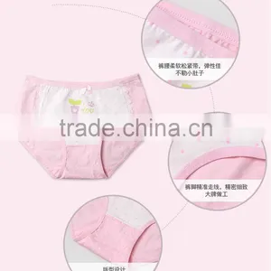 Wholesale 100 % Cotton Print Kids Underwear /Cartoon Print Girl Briefs Kids Underwear thumbnail-4