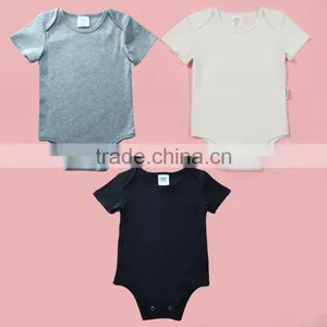 Romper Onesie 100% Cotton With no Snaps (Envelope Style) thumbnail-1