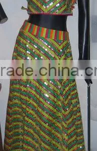 Designer Hand Beaded Lehenga Choli thumbnail-2