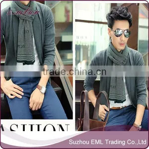 Fashion Winter Fabric Scarf Pattern Wholesale/cheap Cashmere Scarf/men Scarf thumbnail-3