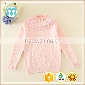 Chinese Manufacturering High Quality Fashion Design Kids Sweater Girls Pullovers thumbnail-1