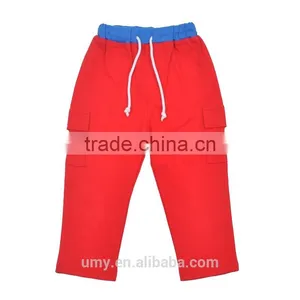 2017 Newborn Baby Boy Unique Applique Long Sleeve T-shirt With Red Pant thumbnail-5