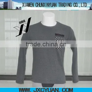 Clothing Manufacturer Crew Neck Long Sleeve Men Hoodie Without Hood thumbnail-1