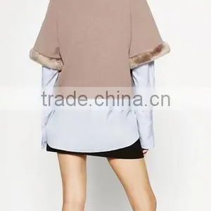 Runwaylover EY2379B New Style 2017 Ladies Elegant Pure Color Pullover Hoodie thumbnail-2