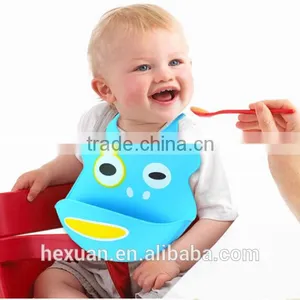 Eco-Friendly Cheap Custom Adult Blank Triangle Crochet Silicon Baby Bib thumbnail-4