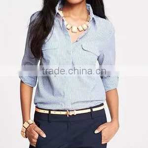 2013 Women Striped Shirts thumbnail-1