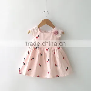 Baby Girls Cotton Dress White Cotton Dress Baby Poplin Cotton Dress thumbnail-2