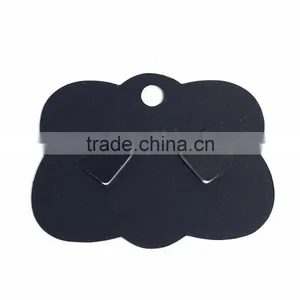 Paper Jewelry Display Card Cloud Black 8cm(3 1/8") x 6cm(2 3/8"), 1 Piece thumbnail-1