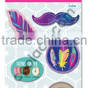 Color Iron on PU Patches for Clothing Patch on Transfers Colorful Patch thumbnail-1