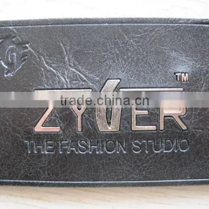Fashion Garments Logo Leather Labels Jeans Fake Leather Patch Leather Jeans Label thumbnail-6