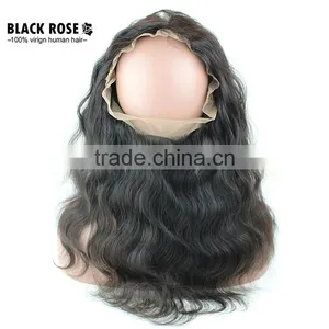 New Arrival 100% Human Hair Full Lace Frontal With 360 Lace Band thumbnail-6