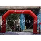 Red Color Polyester Inflatable Entrance Arch With Digital Printing For Marquees thumbnail-1