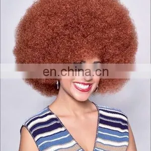 Halloween Carnival Party Big Jumbo Rainbow Colorful Wig for Adults thumbnail-3