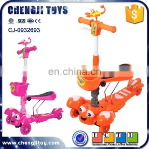 Lobster Shape Ride on Toys Swing Scooter 3 Wheel Foot Scooter Assembly Scooter for Kids thumbnail-1