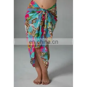 Pareo Pareo Polyester India Pareo Custom Printed Low Price thumbnail-1