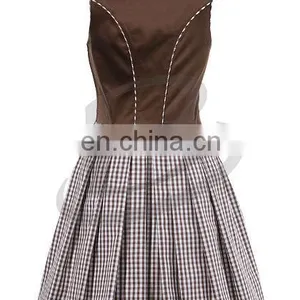 Classical Women Maid Dress European Clothing Beer Dirndl Women Casual Dress (Traditional Bavaria Dirndls) thumbnail-3