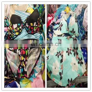 High Quality Used Girl Printed Bathing Suit Women Bikini Swimwear for Sale thumbnail-1