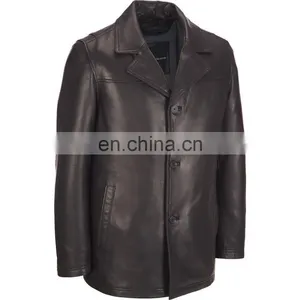 OEM Manufacture Winter Clothing Customized Outdoor Down Coat Men Leather Jacket,winter Apparel thumbnail-4