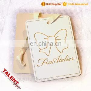 Custom High Quality Special Embossing Paper Private Design Handmade Hang Tag thumbnail-1