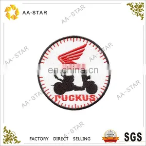 China Supply Custom Clothes Embroidered Patches Applique Work Design thumbnail-1