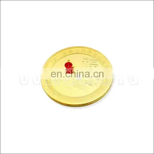 Custom Design Coins/gold Plated Tungsten Coin thumbnail-1