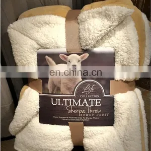 Cheap High Quality Flannel Mora Blanket Price 100% Polyester thumbnail-2