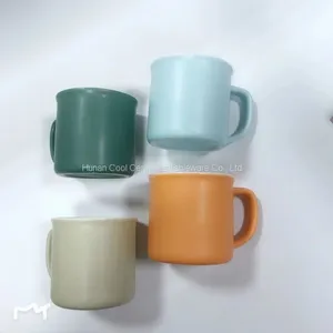 High Grade Ceramic Mug Matt Color Ceramic Coffee Mugs thumbnail-5