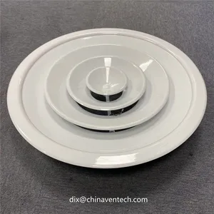 Hvac System Free Sample Aluminum Exhaust Air Round Ceiling Diffuser thumbnail-2