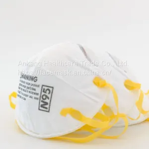 OEM Disposable Earloop Nonwoven N95 Carbon Filter Respirator Dust Mask thumbnail-1
