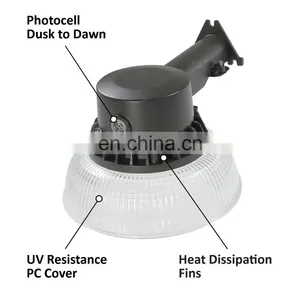 42W Light Sensor Led Yard Dlc Gooseneck Barn Light thumbnail-4