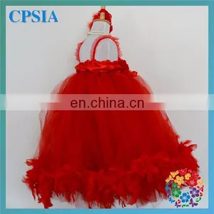 Wholesale Baby Items,cheap Feather Dresses,pictures Clothing for Dance thumbnail-6