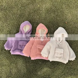 6138/Newest Fashion Plush Infant Girl Warm Winter Sweater Hooded Thicken Toddler Girls Pullover Top thumbnail-5